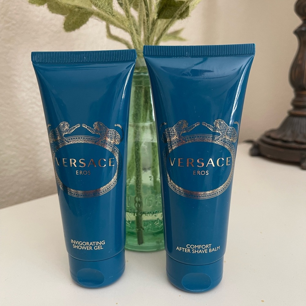 Versace Eros Blue Shower Gel and Balm Duo